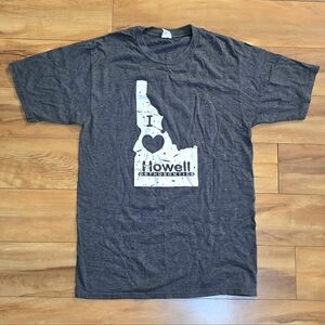 Port and Company Gray Idaho Graphic Tee